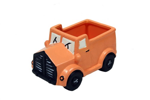 Macetero camion naranja